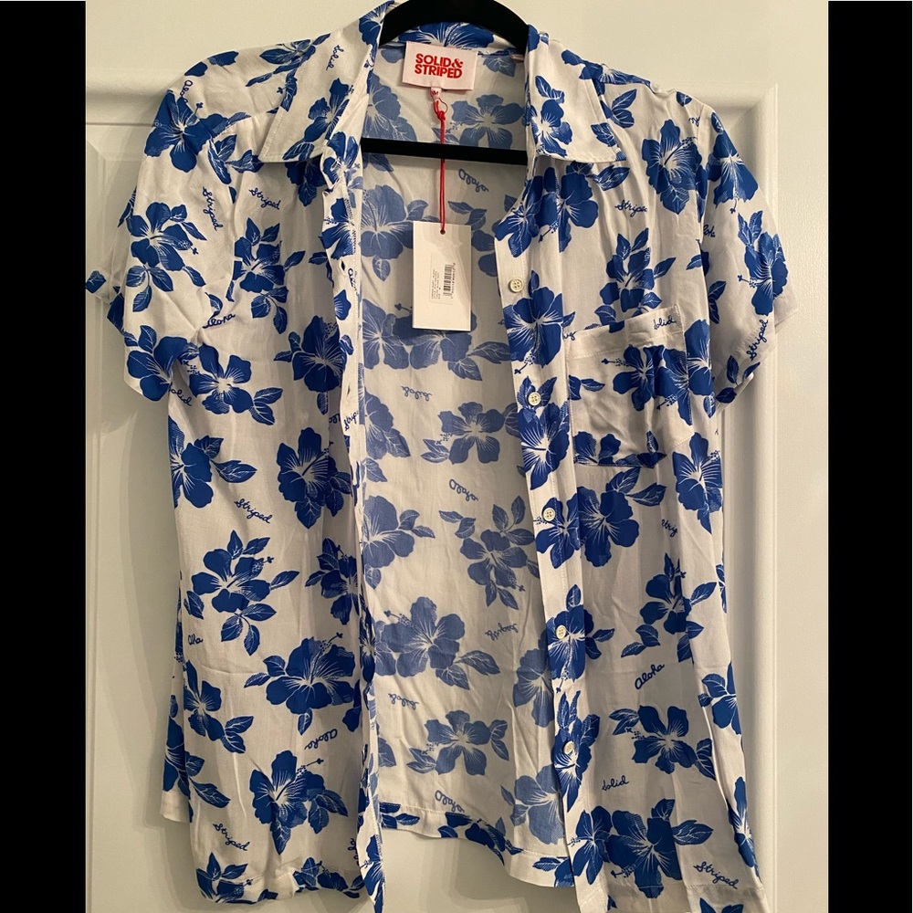 Solid & Striped  Aloha Cabana shirt